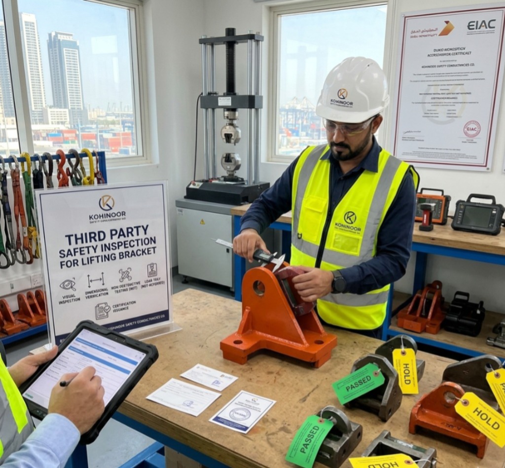 Third Party Safety Inspection of  Lifting Bracket